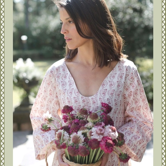 New! Parterre SZ 3 block print Isobel dress. - Picture 4 of 16